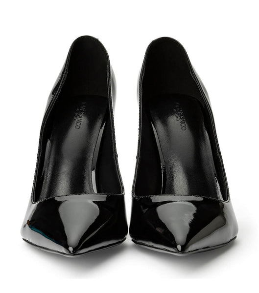 Tony Bianco Anja Black Patent 10.5cm Bling Heels Black | MYXMI42803