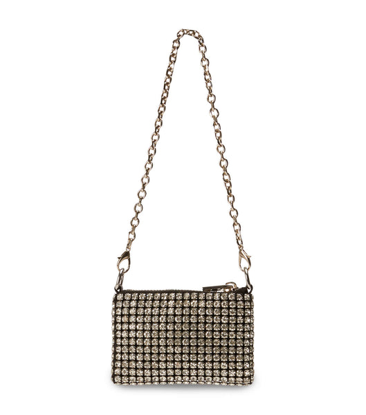 Tony Bianco Arabelle Clear Crystal Mini Handbags Accessories Silver | MYJZR59111