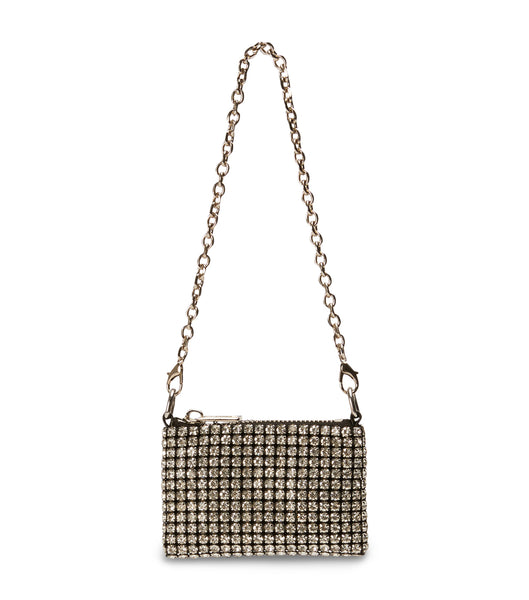 Tony Bianco Arabelle Clear Crystal Mini Handbags Accessories Silver | MYJZR59111