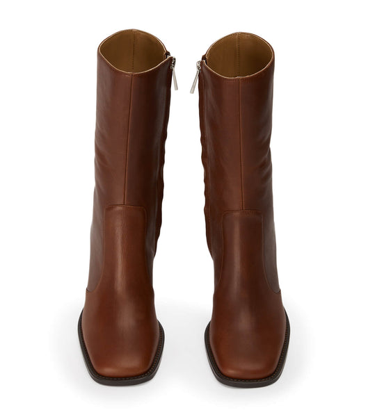 Tony Bianco Atlanta Cognac 8.5cm Ankle Boots Brown | FMYHY30772