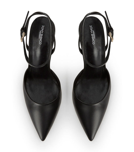 Tony Bianco Avalon Black Como 10.5cm Court Shoes Black | MYJKU62946