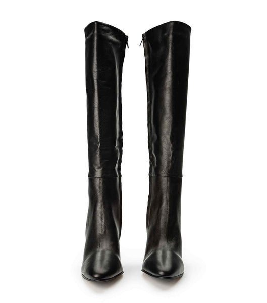 Tony Bianco Bellez Black Venice 9.5cm Heeled Boots Black | MYNEJ45341
