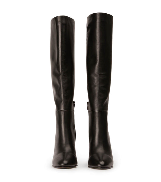 Tony Bianco Boss Black Como 9.5cm Mid Calf Boots Black | MYXBR39122