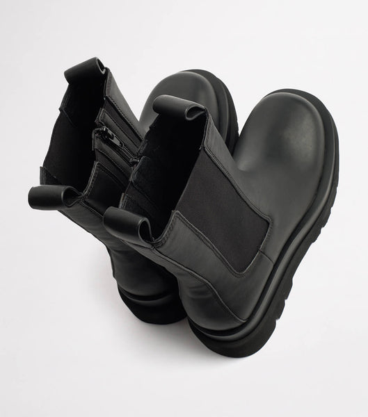 Tony Bianco Boxer Black Como 5.5cm Ankle Boots Black | MYEGJ23395