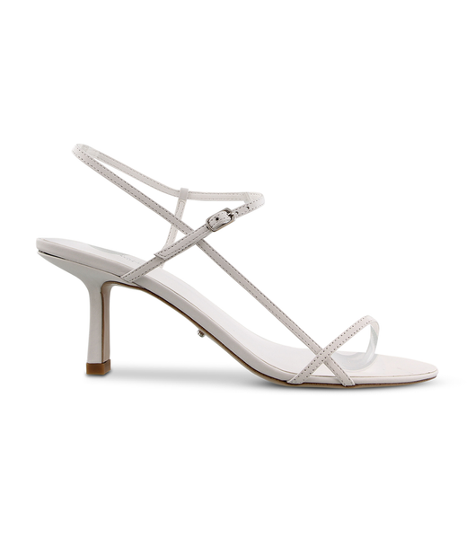 Tony Bianco Caprice White Kid 7cm Strappy Heels White | PMYQX23616