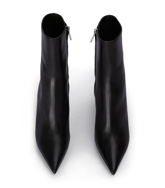 Tony Bianco Dasha Black Como 9.5cm Heeled Boots Black | MMYFT21746