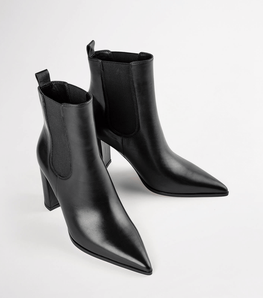 Tony Bianco Easton Black Como 8.5cm Ankle Boots Black | FMYUI72068