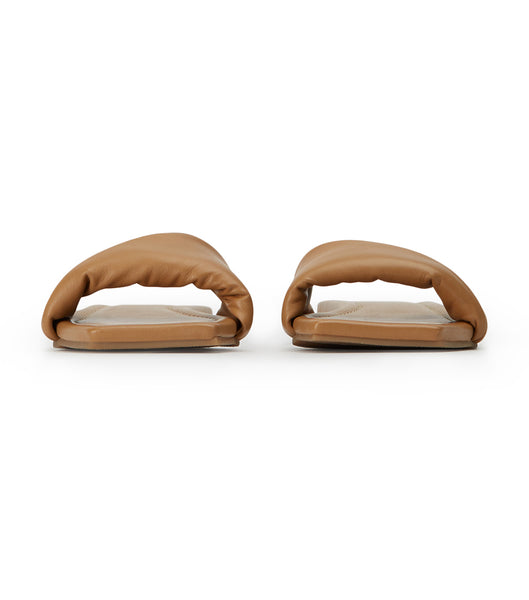 Tony Bianco Echo Honey Nappa 1.5cm Sandals Orange | MYQAV77086