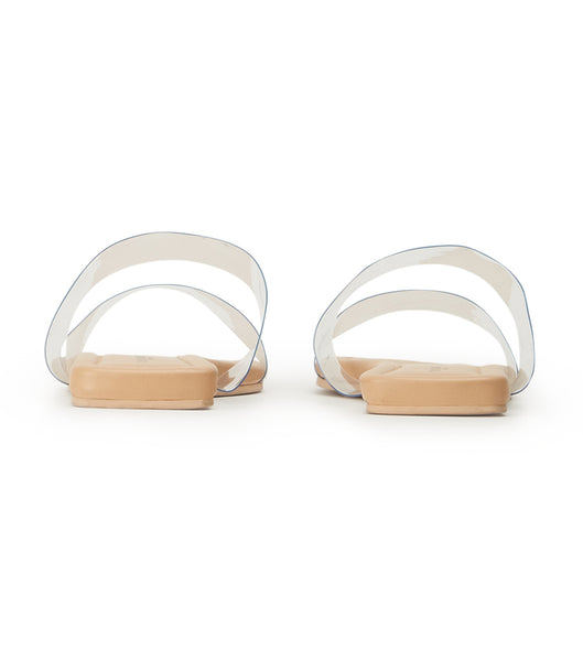 Tony Bianco Etro Clear Vinylite/Skin 1.5cm Sandals Skin Color | GMYEC89912