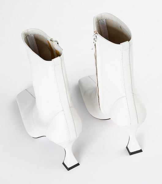 Tony Bianco Fomo Dove Nappa 8cm Stiletto Boots White | MYXBR61176