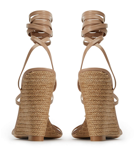 Tony Bianco Gabriella Skin Capretto 11cm Strappy Heels Skin Color | MYCIF48502
