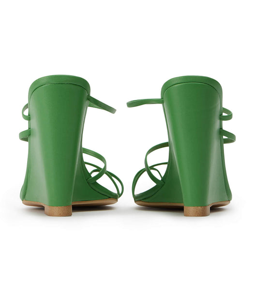 Tony Bianco Gaia Acid Green 11cm Wedges Green | MYJVR33653