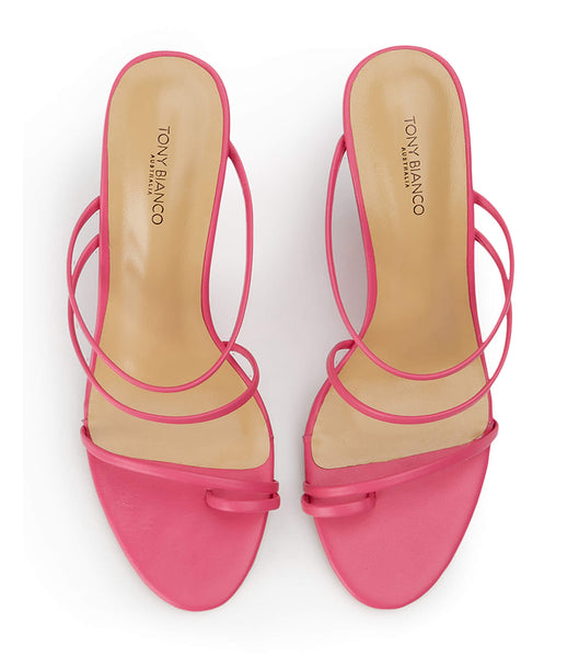 Tony Bianco Gaia Acid Pink 11cm Wedges Pink | MYNEJ80140