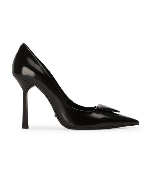 Tony Bianco Gema Black Hi Shine 10cm Event Heels Black | QMYUV79017