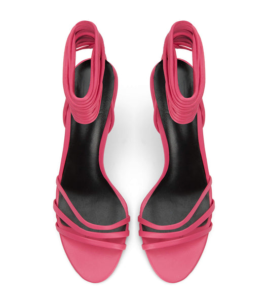 Tony Bianco Hailee Acid Pink 8.5cm Low Heels Pink | MYJZR47118