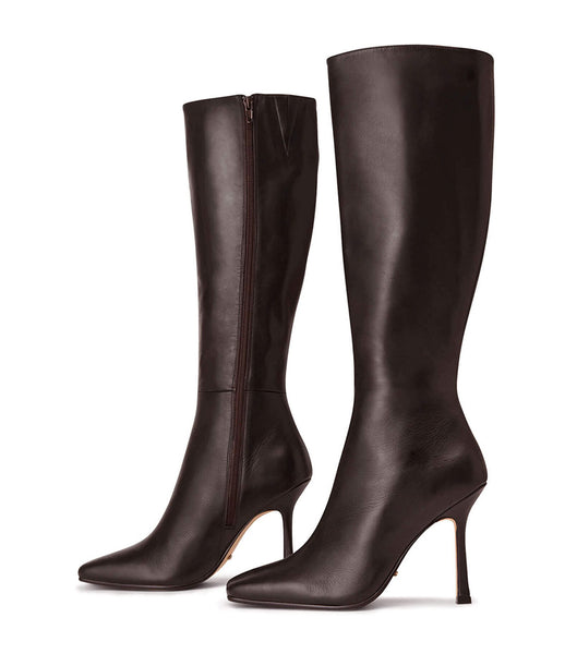Tony Bianco Havana Chocolate Nappa 10.5cm Heeled Boots Chocolate | MYIIZ37444