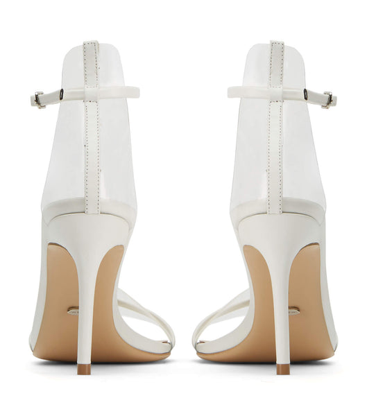 Tony Bianco Houston Milk Capretto 8.5cm Stiletto Heels White | MYIIZ90524