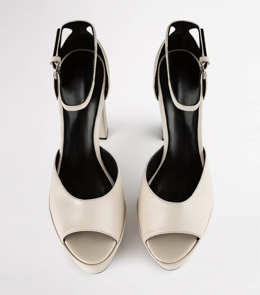 Tony Bianco Jayze Vanilla Nappa 14cm Event Heels Light Yellow | MYQAV48312