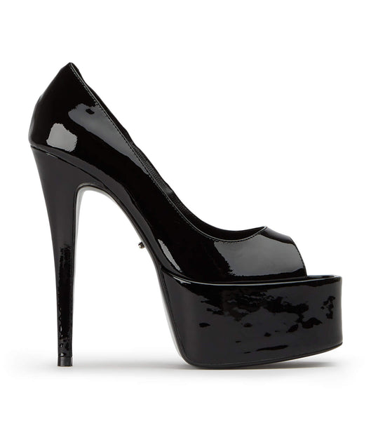 Tony Bianco Jolee Black Patent 15cm Platform Shoes Black | MMYFT61485
