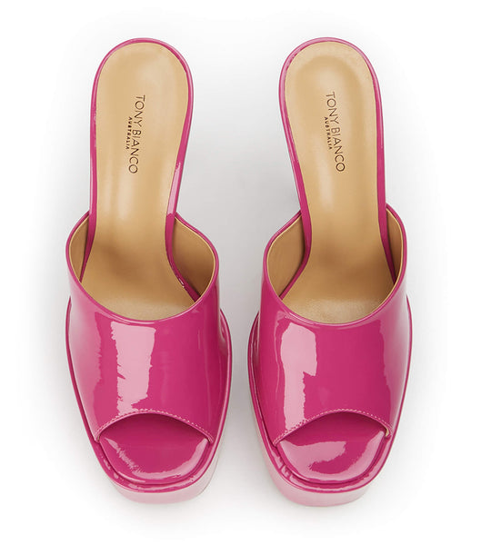 Tony Bianco Jordyn Berry Patent 15cm Stiletto Heels Pink | FMYUI10150
