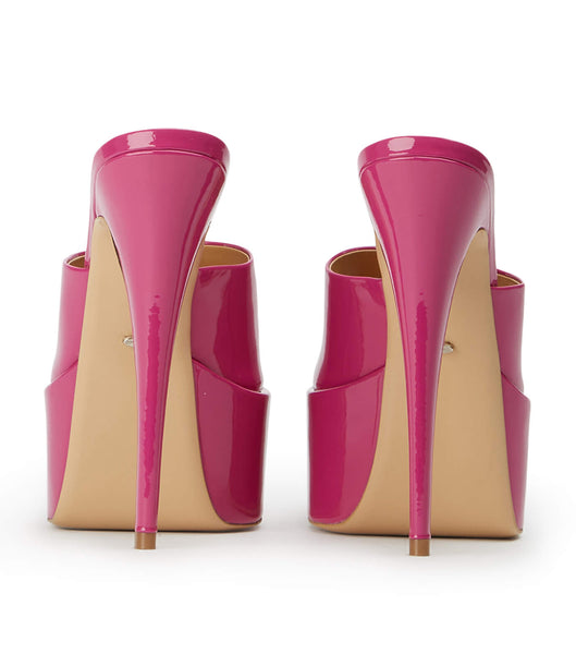 Tony Bianco Jordyn Berry Patent 15cm Stiletto Heels Pink | FMYUI10150