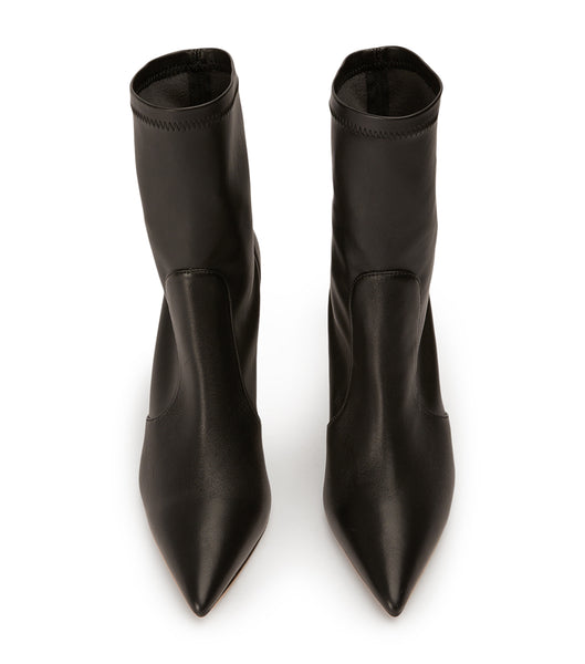 Tony Bianco Kartia Black Nappa/Black Venezia 9.5cm Heeled Boots Black | MYXBR59005