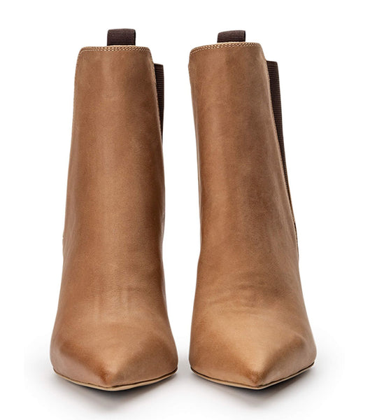 Tony Bianco Laken Caramel Diesel 10.3cm Ankle Boots Brown | PMYQX46623