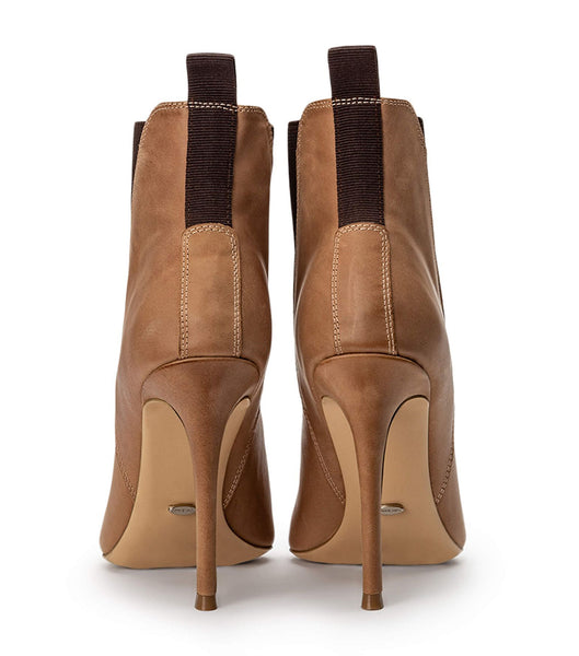 Tony Bianco Laken Caramel Diesel 10.3cm Ankle Boots Brown | PMYQX46623