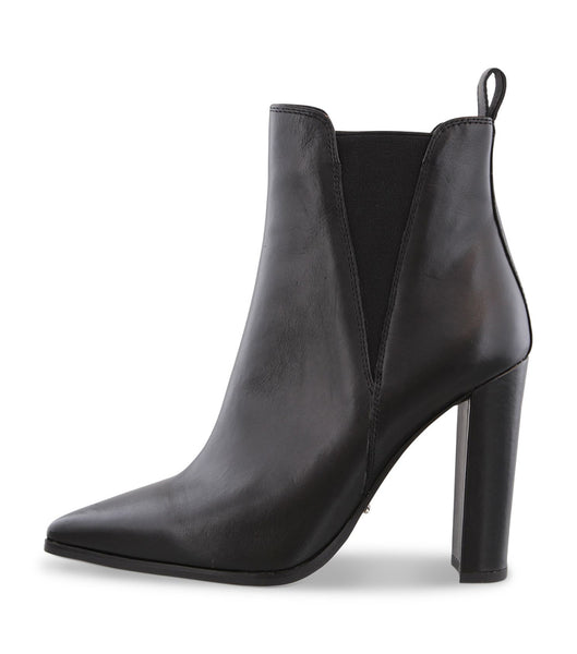 Tony Bianco Leigh Black Como 10.3cm Heeled Boots Black | GMYUC29821