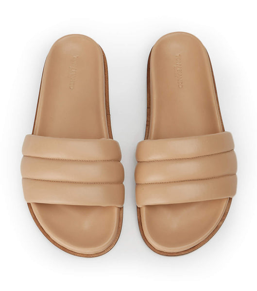 Tony Bianco Lucas Skin Nappa 1.5cm Footbeds Skin Color | EMYHC55196