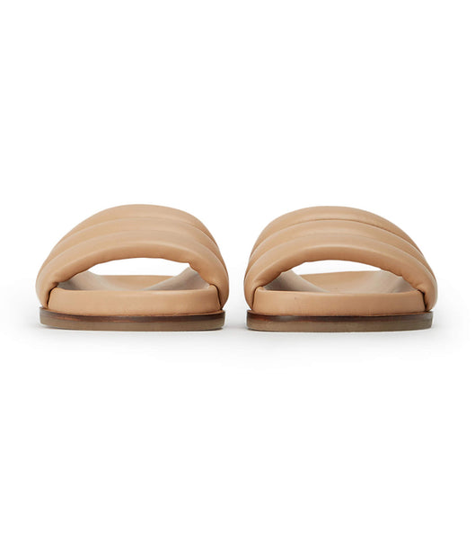 Tony Bianco Lucas Skin Nappa 1.5cm Footbeds Skin Color | EMYHC55196