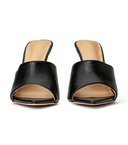 Tony Bianco Mylo Black Nappa 10.5cm Stiletto Heels Black | QMYUV95335