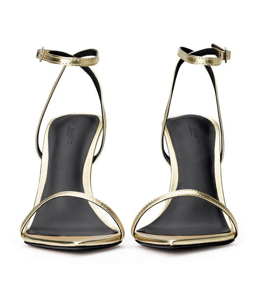 Tony Bianco Myra Gold Nappa Metallic 10.5cm Event Heels Gold / Metal | MYQCS93936