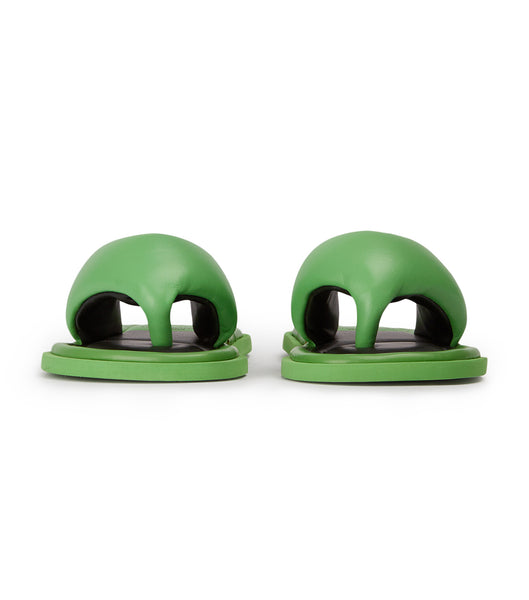 Tony Bianco Nikki Acid Green Slides Green | UMYTG23435