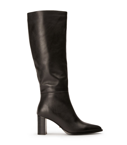 Tony Bianco Peppe Black Como 7.5cm Mid Calf Boots Black | QMYWA85421