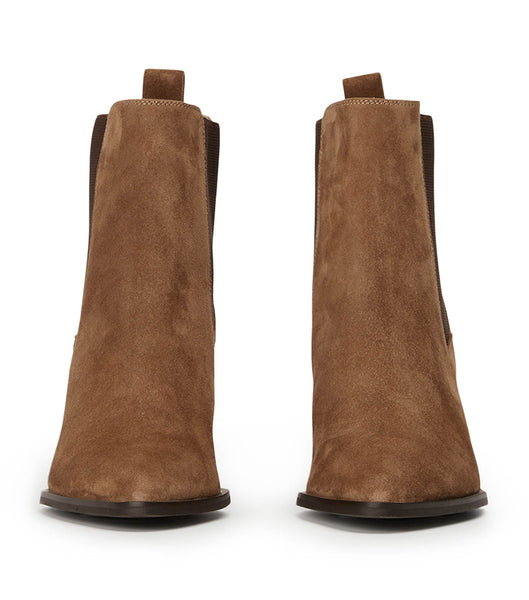 Tony Bianco Piston Saddle Suede 7.5cm Ankle Boots Brown | QMYWA12944