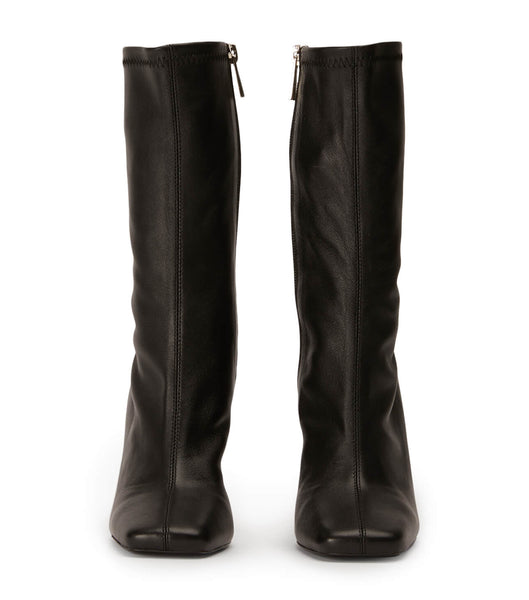 Tony Bianco Remie Black Venezia 10.5cm Heeled Boots Black | EMYVG91635