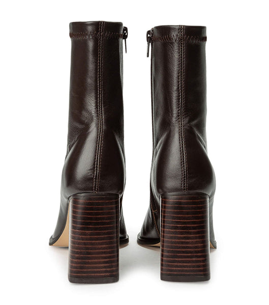 Tony Bianco Rover Chocolate Nappa 8.5cm Stretch Boots Chocolate | BMYSO36875