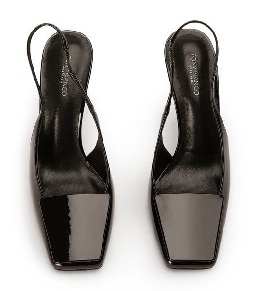 Tony Bianco Rue Black Patent 10.5cm Event Heels Black | YMYGT72083