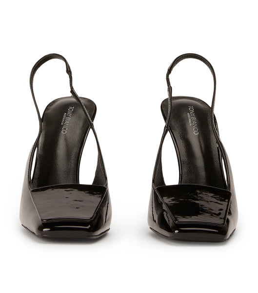 Tony Bianco Rue Black Patent 10.5cm Event Heels Black | YMYGT72083