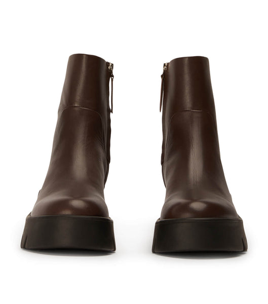 Tony Bianco Rumble Choc Como 5.5cm Combat Boots Chocolate | MYCIF25981