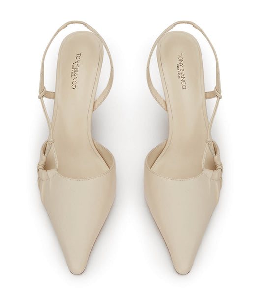 Tony Bianco Sakai Dove Nappa 8cm Court Shoes White | ZMYMJ34278