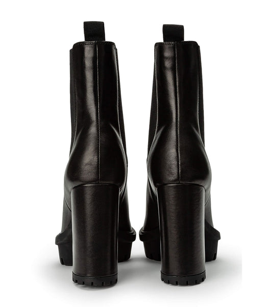 Tony Bianco Sammy Black Como 10cm Platform Boots Black | MYDYB32842