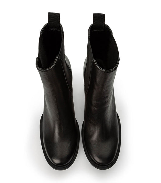 Tony Bianco Sammy Black Como 10cm Platform Boots Black | MYDYB32842