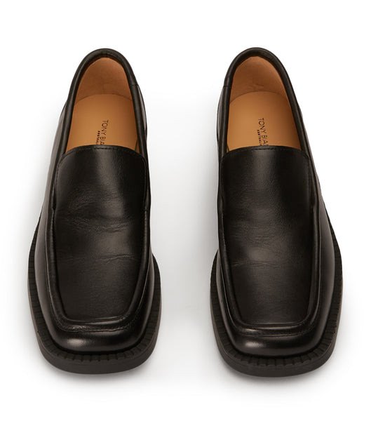Tony Bianco Teddy Black Como 4cm Loafers Black | YMYVQ80416