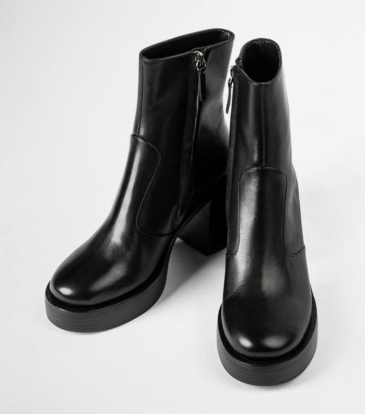 Tony Bianco Thunder Black Como 9cm Ankle Boots Black | AMYDF75167