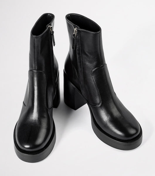 Tony Bianco Thunder Black Como 9cm Ankle Boots Black | AMYDF75167