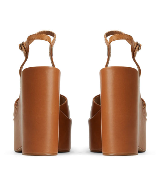 Tony Bianco Vanity Tan Como 13cm Wedges Brown | MYNEJ33099