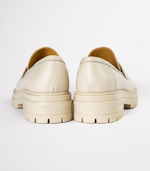 Tony Bianco Wiz Vanilla Capretto 4.5cm Loafers Light Yellow | PMYER46911