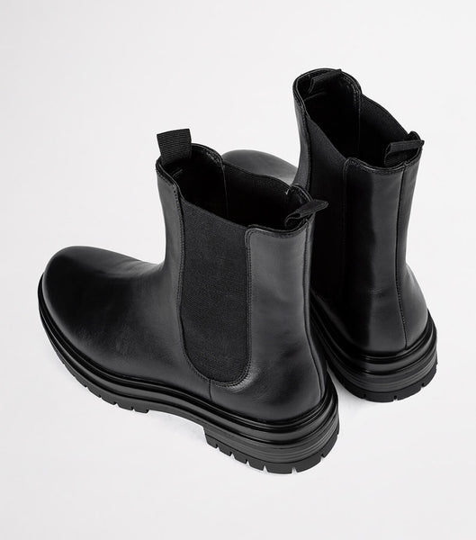 Tony Bianco Wolfe Black Como 4.5cm Ankle Boots Black | MYIIZ63523